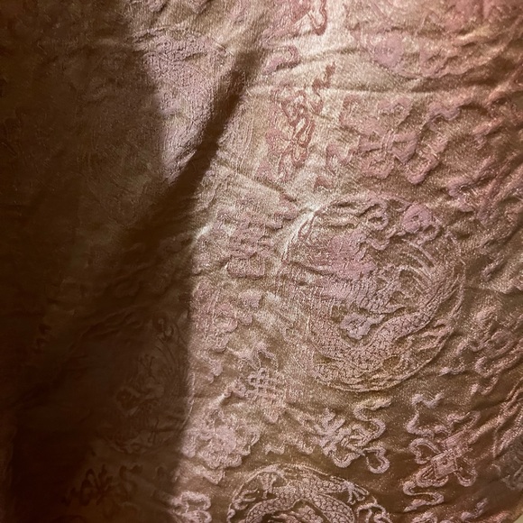 Vintage bed jacket in orange/rust. Size 38B. Has some damage due to age. - Picture 9 of 10